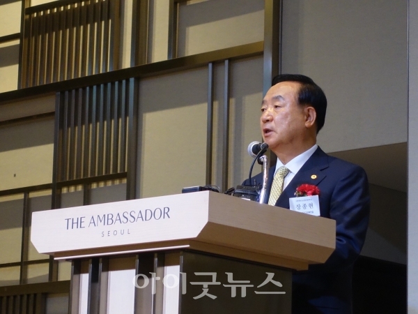 한교총이 12일 앰배서더 서울 풀만호텔에서 2022 원로 초청 감사 오찬을 진행했다.
